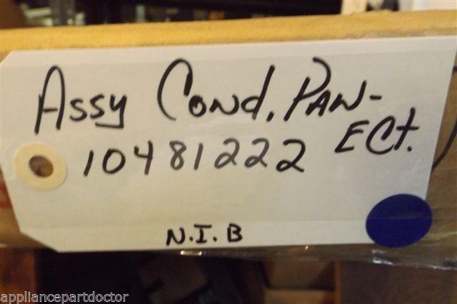 MAYTAG REFRIGERATOR 10481222 ASSY COND PAN NEW IN BOX MAYTAG REFRIGERATOR 10481222 ASSY COND PAN NEW IN BOX